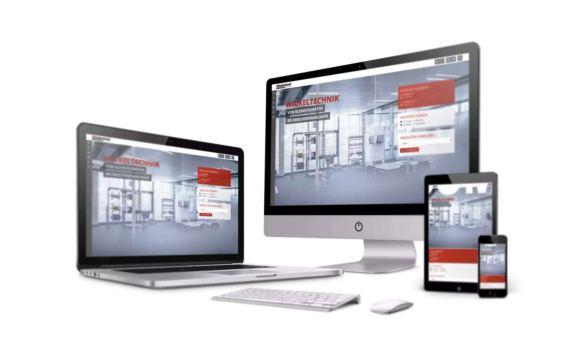 Kabelmat Wickeltechnik